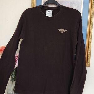 Avirex Vintage Skull with wings Crewneck Sweater Small Blokecore Bikercore Y2K